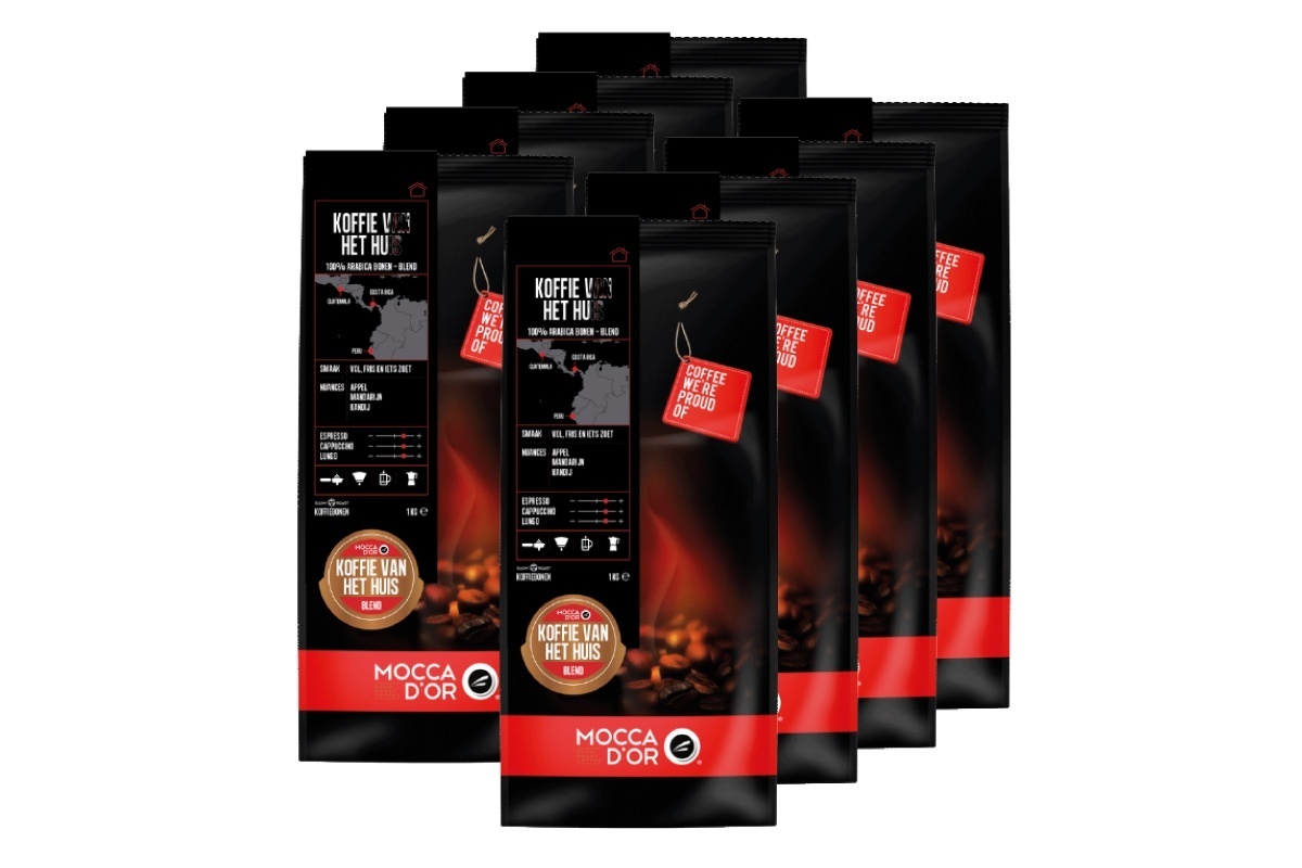 Mocca d’Or Koffie van het huis 8x 1kg